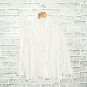 Camilla & Marc White Drape Blouse